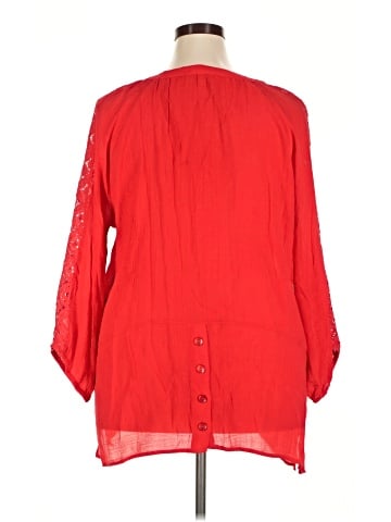 MULTIPLES 3/4 Sleeve Blouse (view 2)
