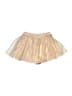 Truly Me 100% Polyester Metallic Gold Skort Size 2T - photo 2