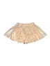 Truly Me 100% Polyester Metallic Gold Skort Size 2T - photo 1
