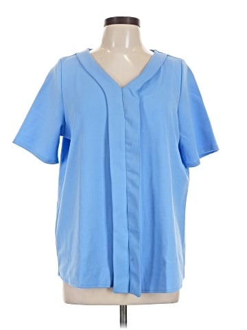 Jessica London Short Sleeve Blouse (view 1)