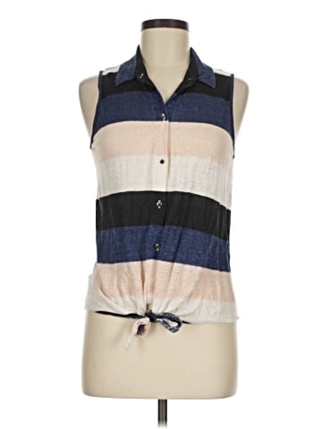 Ann Taylor Sleeveless Button-Down Shirt (view 1)
