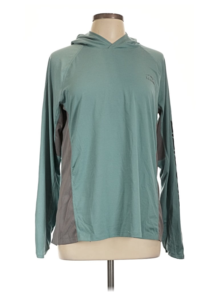 Pre-owned L.l.bean Windbreaker Jacket In Teal