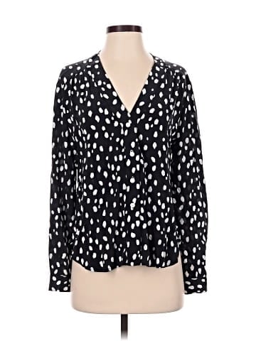 Amour Vert Long Sleeve Silk Top (view 1)