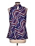 Valerie Stevens Blue Sleeveless Blouse Size L - photo 2