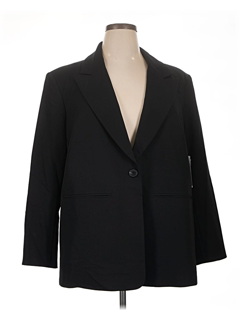 Pre-owned Worthington Blazer Jacket In Black