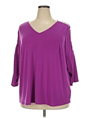 Adrianna Papell 3/4 Sleeve Top (view 1)
