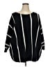 Vila Milano Stripes Black Pullover Sweater Size 3X - photo 1