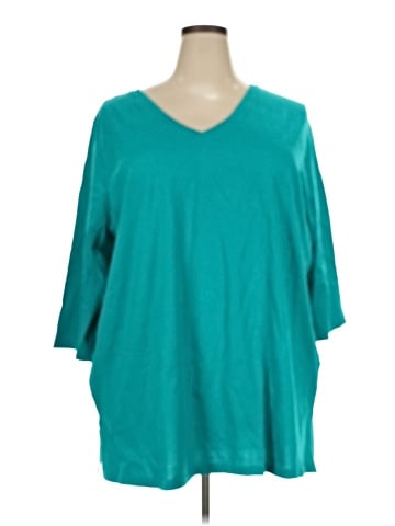 Woman Within 3/4 Sleeve T-Shirt (view 1)