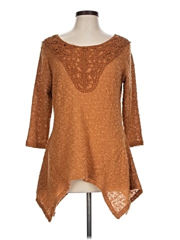 One World 3/4 Sleeve Top (view 1)