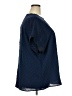 Unbranded 100% Polyester Blue Short Sleeve Blouse Size 3X - photo 4
