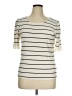 Talbots Ivory Short Sleeve Top Size XL - photo 1
