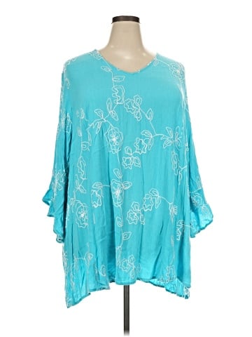 Catherines 3/4 Sleeve Blouse (view 1)
