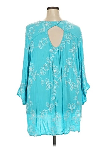 Catherines 3/4 Sleeve Blouse (view 2)