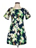 Zara Basic Tropical Blue Casual Dress Size L - photo 1
