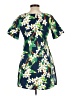 Zara Basic Tropical Blue Casual Dress Size L - photo 2