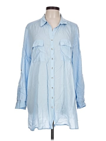 Chico's Long Sleeve Button-Down Shirt (view 1)