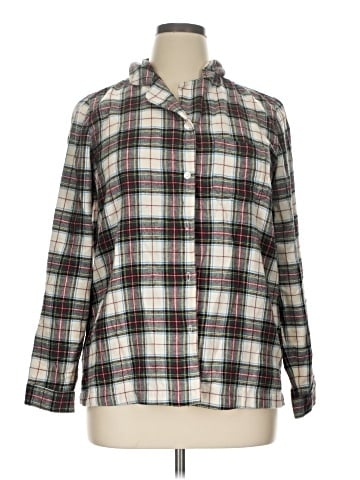 L.L.Bean Long Sleeve Button-Down Shirt (view 1)