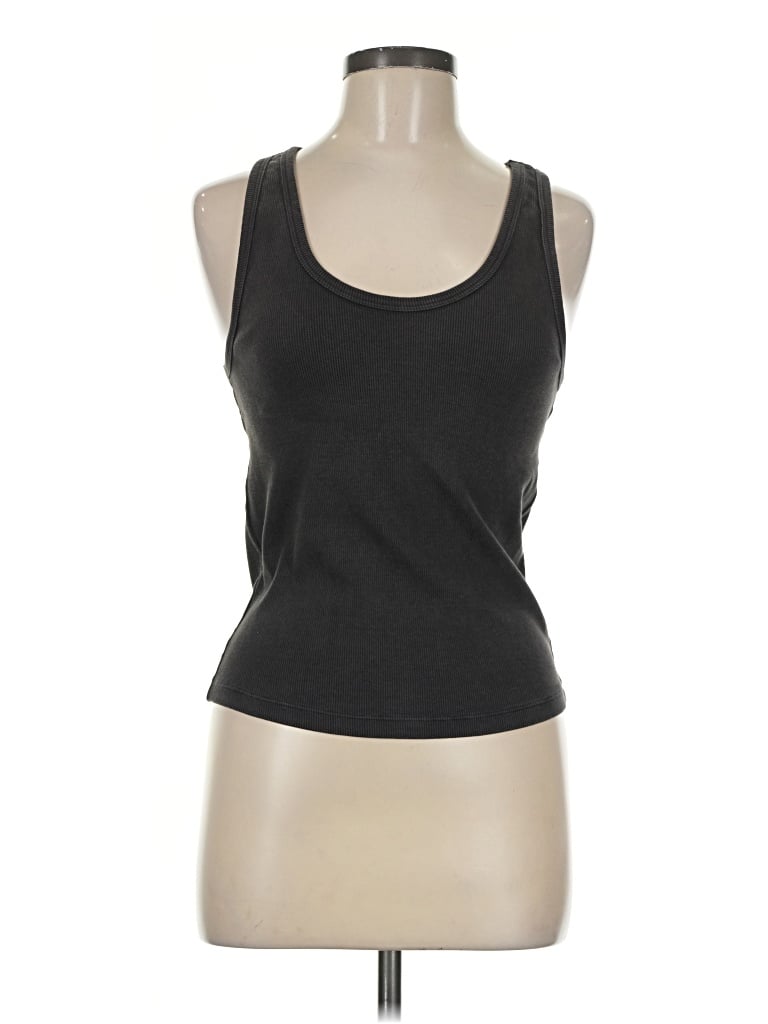 Pre-owned Faherty Tank Top Black Strapless Neckline Tops