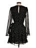 Express 100% Polyester Polka Dots Black Cocktail Dress Size S - photo 2