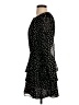 Express 100% Polyester Polka Dots Black Cocktail Dress Size S - photo 5
