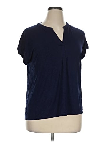 Cable & Gauge Short Sleeve Blouse (view 1)