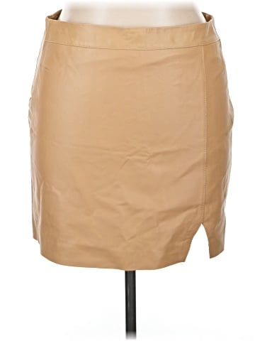 Lita By Ciara Leather Skirt (view 1)