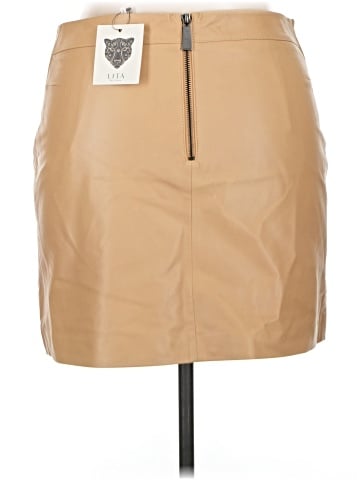 Lita By Ciara Leather Skirt (view 2)