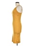 Forever 21 Solid Yellow Cocktail Dress Size M - photo 5