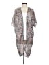 Live 4 Truth 100% Polyester Gray Kimono Size S - photo 1