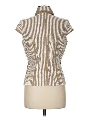 Per Se Sleeveless Button-Down Shirt (view 2)