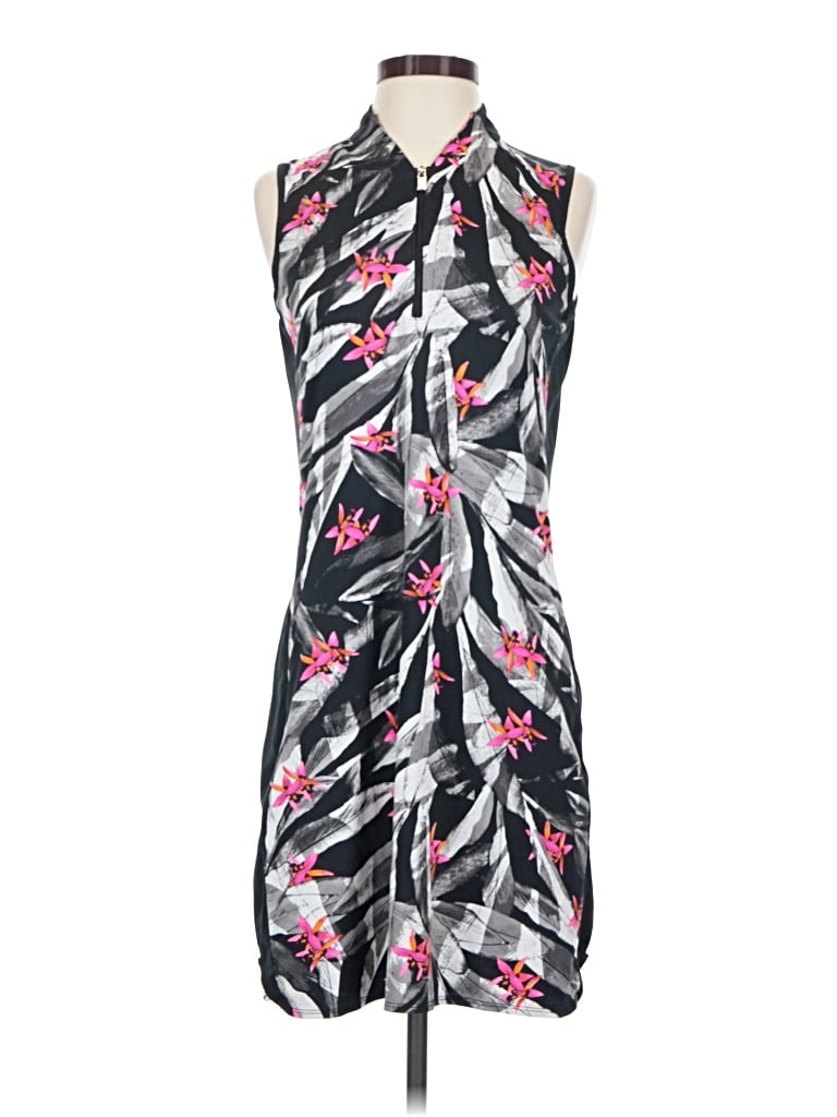 Pre-owned Tail Cock Dress In Gray