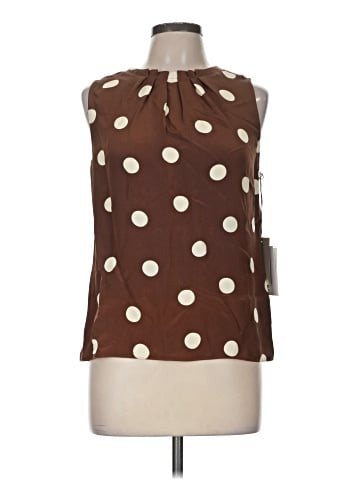 Carlisle Sleeveless Silk Top (view 1)