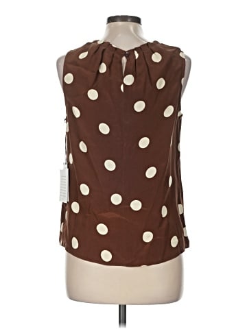 Carlisle Sleeveless Silk Top (view 2)