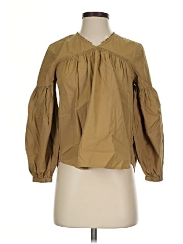 Thomas Mason for J.Crew Long Sleeve Blouse (view 1)