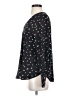 Ann Taylor Floral Black Long Sleeve Blouse Size S - photo 5