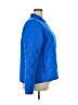Kim Rogers 100% Polyester Solid Blue Jacket Size XXL - photo 4