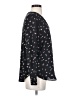 Ann Taylor Floral Black Long Sleeve Blouse Size S - photo 4