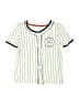 Carter's 100% Cotton Ivory Short Sleeve Henley Size 4T - photo 1