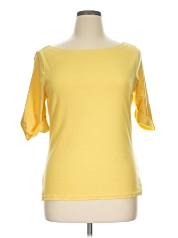 Lauren by Ralph Lauren 3/4 Sleeve T-Shirt (view 1)