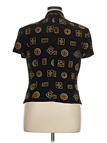 Carlisle Short Sleeve Silk Top (view 2)