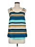 Mossimo 100% Polyester Teal Sleeveless Top Size M - photo 1