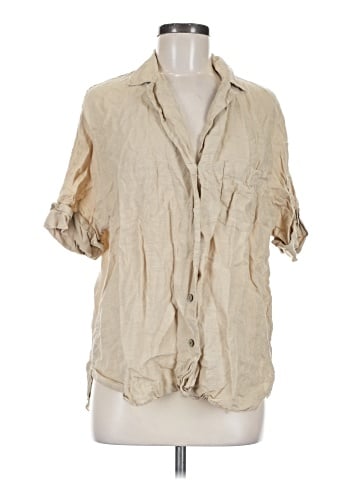 Theory 3/4 Sleeve Button-Down Shirt (view 1)