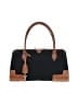 BCBGMAXAZRIA Color Block Black Satchel One size - photo 1