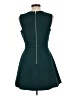 Zara Basic 100% Polyester Solid Teal Casual Dress Size L - photo 2