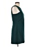 Zara Basic 100% Polyester Solid Teal Casual Dress Size L - photo 4