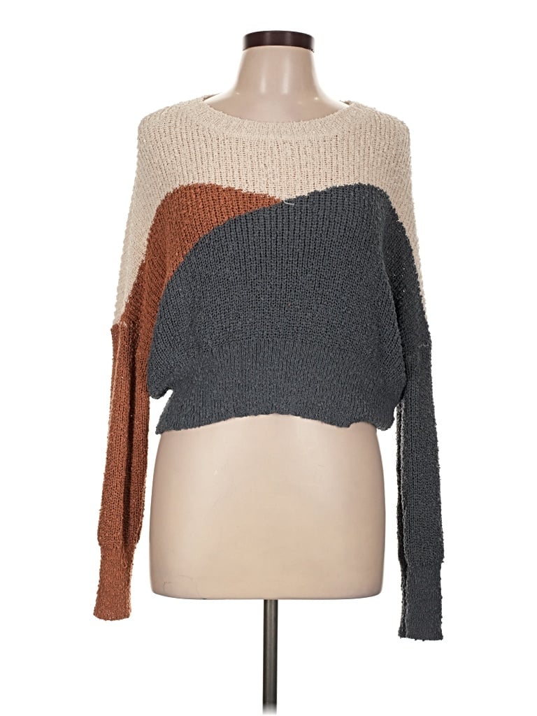 Pre-owned Début Pullover Sweater In Brown