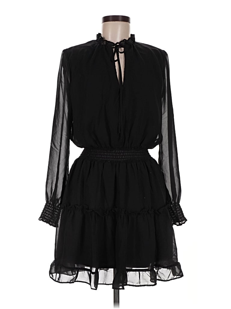 Pre-owned Nsr Casual Dress In Black