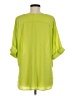 Glam 100% Polyester Green 3/4 Sleeve Blouse Size M - photo 2