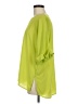 Glam 100% Polyester Green 3/4 Sleeve Blouse Size M - photo 5