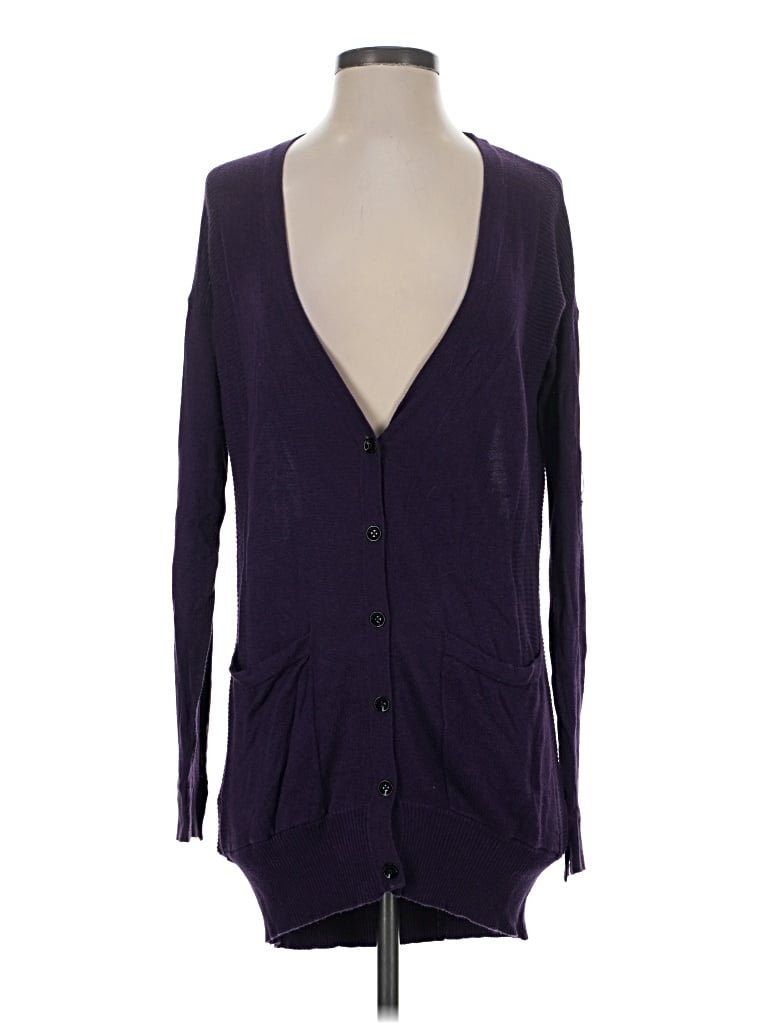 Pre-owned Bcbgeneration Cardigan Sweater In Purple
